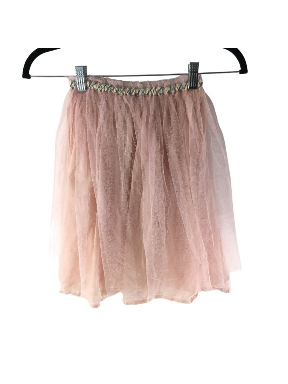Bonton Girls Tulle Skirt Tutu Pink Size 2 Polyamide Lined Elastic Waist